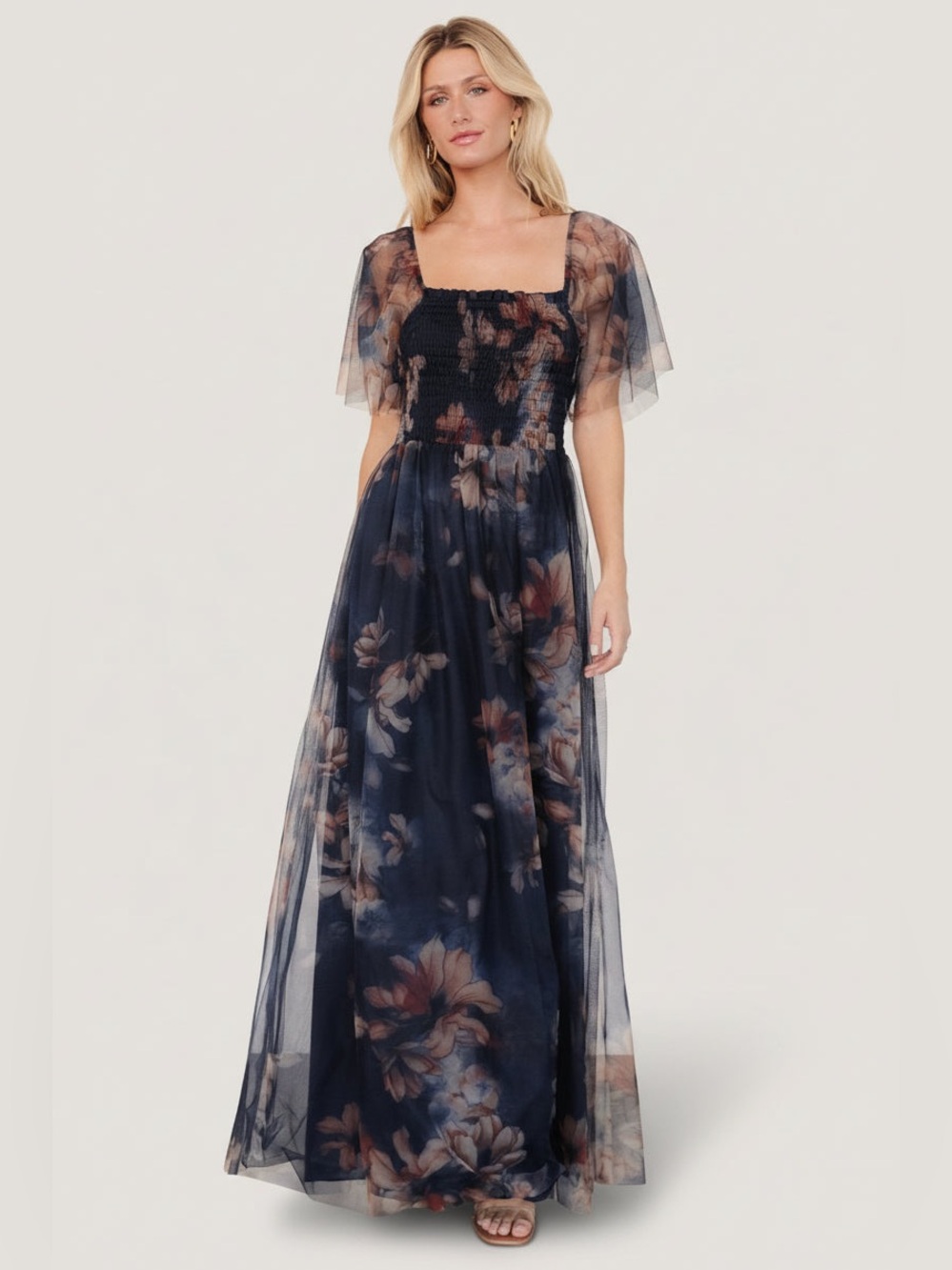 BALTIC BORN Tulle Maxi Dress